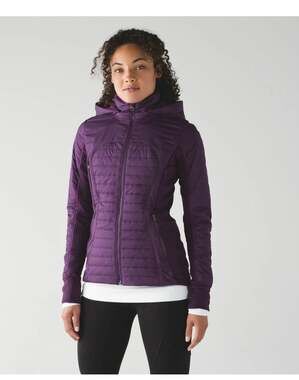 Lululemon First Mile Jacket in Darkest Magenta size 6